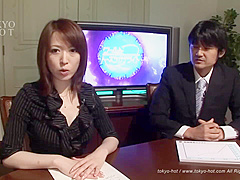 Lovely Asian babe is about to get nailed on her first working day, in the studio