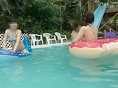 He picked her from the pool, to fuck her