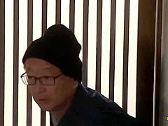 Passionate Japanese teen brunette is getting fucked by an elderly guy, every once in a while