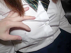 Your 20 Year Old Popular Breast Milk Girl Attach A Collar To The Uniform And Roll It Up With Raw Cock