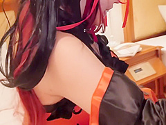 こすっち047究極のパイパン美巨乳ビッチ降臨！舌を妖しく蠢かせながら男を誘惑する上級ビッチとガチイチャラブ！パイパンを超