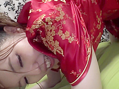 Musume 052120 01 Yoko Minegishi Gently take off my China dress