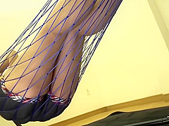 Sister's new hammock