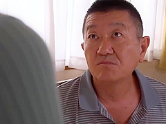 Hot Asian chick had quite rough sex with her step- father, in the living room