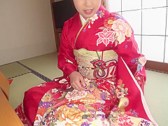 Asian with a hairy pussy gets it all