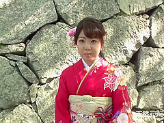 Asian with a hairy pussy gets it all