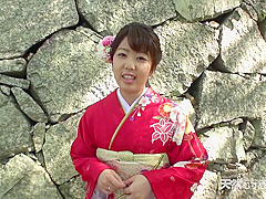 Asian with a hairy pussy gets it all