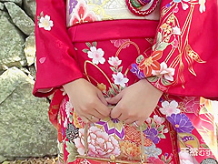 Asian with a hairy pussy gets it all