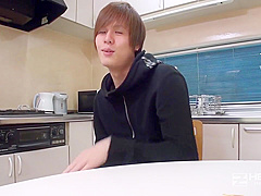 Two asian couple enjoying there time on the bed