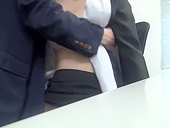 New Japanese secretary got drunk and raped in the office by a kinky co worker