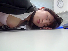 New Japanese secretary got drunk and raped in the office by a kinky co worker