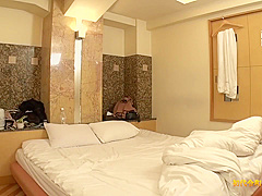 I Picked Up My Sister For A Business Trip Massage In The Hotel Corridor