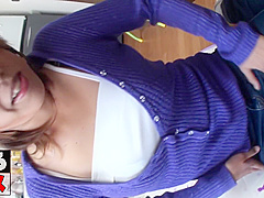 Hottest porn clip Brunette fantastic watch show