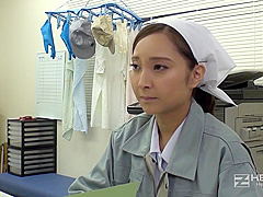 Asian doctor check up her hot pussy