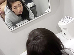 Erika is a super horny, Asian brunette who would fuck a stranger even in the toilet