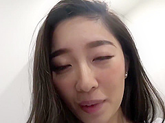 Erika is a super horny, Asian brunette who would fuck a stranger even in the toilet