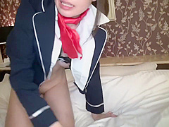 Yoko Kido Opens Her Crotch Today To Earn Job Hunting Costs For Cabin Attendants