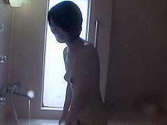 Brunette Asian with a hairy hole to enjoy