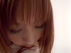 Young Asian girl playing with her toy