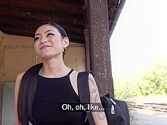 Public Agent Japanese Beauty Rae Lil Black Fucks for Cash