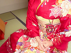 Japanese woman dressed in traditional clothes