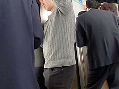 Molesting A Busty Married Woman By Rubbing Her Tits. Shizuka Mori