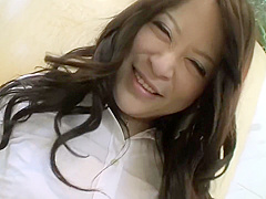 Busty Asian girl does a blowjob and much more