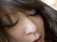 Busty Asian girl does a blowjob and much more