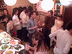 Asians fucking and she is dressed in lingerie