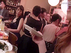 Asians fucking and she is dressed in lingerie