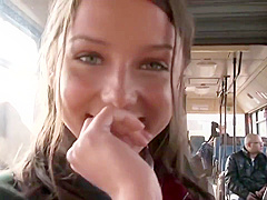 Foxy Di is a super sweet teen brunette who liked getting fucked hard, in a bus