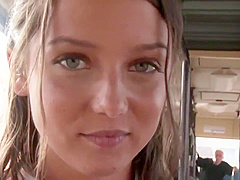 Foxy Di is a super sweet teen brunette who liked getting fucked hard, in a bus