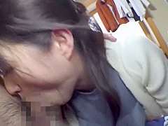 Lovely mother is tired from her 9 sons shoving dick in her