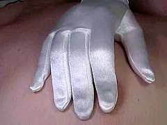 white satin gloves 11
