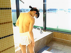 JAV diaper wetting and vibrator play