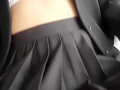 Japanese schoolgirl Hitomi Kitagawa is creampied