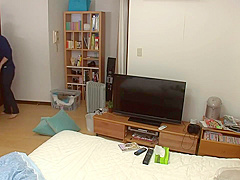 Japanese schoolgirls sexually aroused by seeing a porn video 02