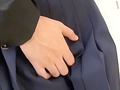 Japanese schoolgirl Uta Kohaku tempting a boy