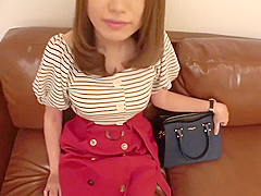 Shameful pose of cheerful girl with a cute smile