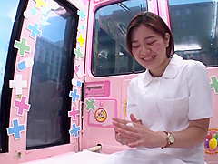 DVDMS-481 一般男女モニタリングAVxマジックミラー便コラボ企画 心優しい現役看護師さん お昼休み中に癒しの手コキとフェラで男性たちの溜まった