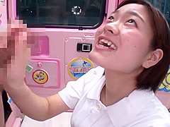 DVDMS-481 一般男女モニタリングAVxマジックミラー便コラボ企画 心優しい現役看護師さん お昼休み中に癒しの手コキとフェラで男性たちの溜まった