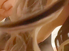 Horny Pantyhose Office Lady Can't Wait Fucking her Boss