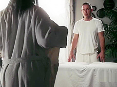 Abella Danger Gets A Hot Oil Rubdown