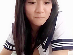 Japanese schoolgirl Nanami Honda creampied