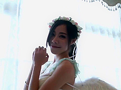 An sexy angel and the horny devil fighting