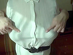 Ruriko - Japanese dame with huge breasts (part 1)