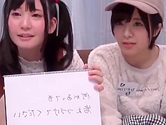 Two Amateur Japanese Girls First Time In A Porn