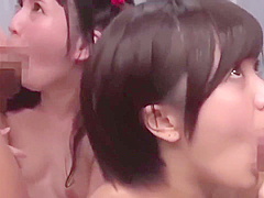 Two Amateur Japanese Girls First Time In A Porn