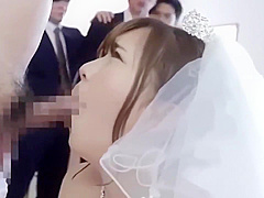 Japanese Bride Gets Fucked At Her Wedding