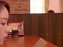 Slutty Japanese Schoolgirl Seduced A Guy In A Restaurant